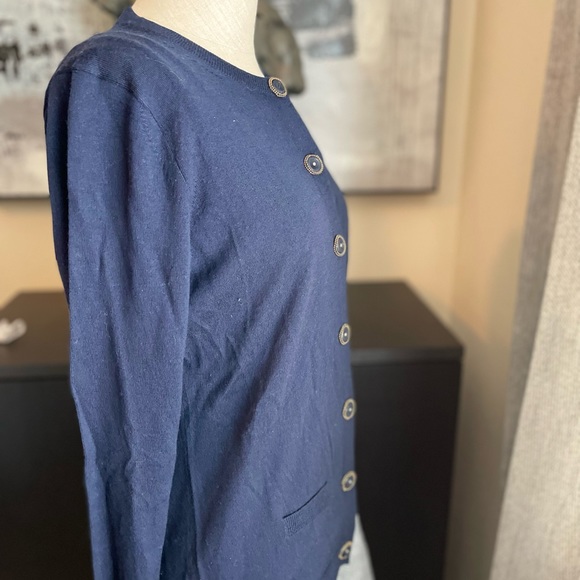 Madderson London navy cardigan EUC - Picture 4 of 12